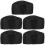 5Pcs Simple Black Chef Hats Breathable and Durable Kitchen Cook Caps 7