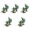 10Pcs Simulation Mini Tree Models Green for DIY Sand Table Landscaping 1