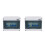 2Pcs ABS IP54 Leakage Circuit Breaker 8 Way Light Grey 1