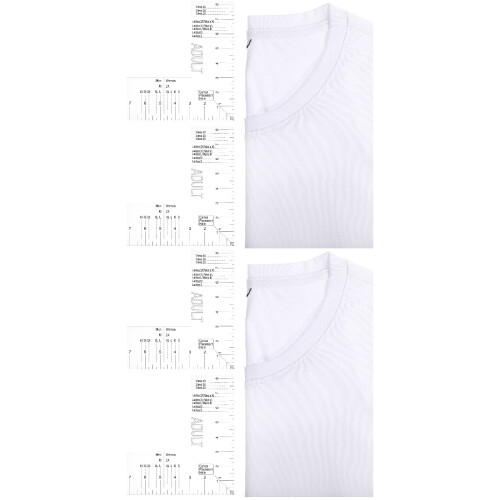 4Pcs Precision Acrylic T Shirt Alignment Rulers for Sewing Projects
