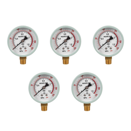5St Multifunctionele Duikfles Drukmeter Van Ijzer Voor Precisie Meting