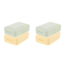 4Sets Small Contact Case Travel Lens Holder Portable Assorted Colors