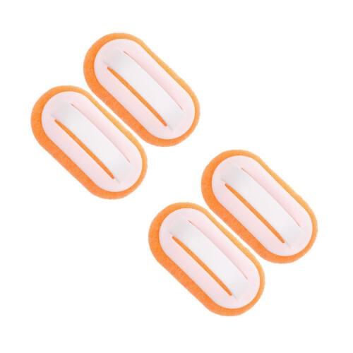 4Pcs White Dish Brush with Handle for Kitchen Cleaning Stubborn Stains