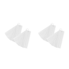 4Sets Witte PP Taart Decoratie Set Cake Scraper En Icing Spatula