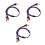 3Pièces Câble Extension Audio Double Pour Micro Et Haut-Parleurs 9