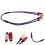 3Pièces Câble Extension Audio Double Pour Micro Et Haut-Parleurs 10