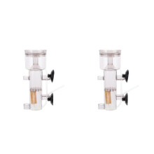2Pcs Durable Acrylic Surface Protein Skimmer for Saltwater Fish Tanks