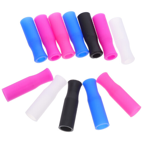 100Pièces Embouts Silicone Pour 8Mm Résistants Multicolores 2