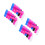 100Pièces Embouts Silicone Pour 8Mm Résistants Multicolores 6