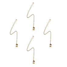 4St Urnketting Ashouder Rvs Openbaar Glazen Hanger Unisex Ontwerp
