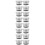 16Pcs Car Lighter Plug Replacement Caps Silver Aluminum 9