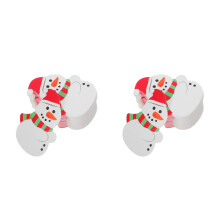 200St Multifunctionele Sneeuwpop Lollipop Papieren Decoraties