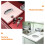 2Pièces Ampoules LED Double Rangée En Alliage Pour Cuisine 8
