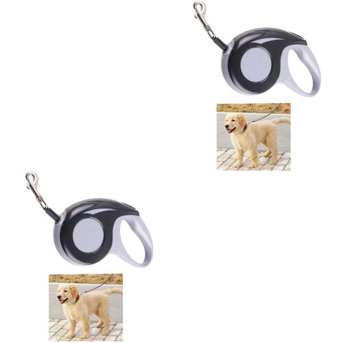2Pcs Multi Retractable Dog Leash Durable Telescopic Pet Training Lead 1