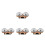 4Pièces Accessoires Percussion Mini Bois Et Métal Pour Guitaristes 7