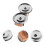 4Pièces Accessoires Percussion Mini Bois Et Métal Pour Guitaristes 10