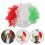 3Pièces Perruques De Carnaval Multicolores Pour Supporter 9