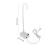 5Pièces Aquarium Submersible USB Silencieuse Compacte 2