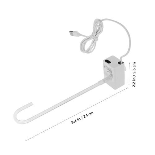 5Pièces Aquarium Submersible USB Silencieuse Compacte 2