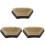 3Pièces Socle Pour Fleurs Stylé, Accessoire De Fixation 3