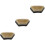 3Pièces Socle Pour Fleurs Stylé, Accessoire De Fixation 5