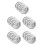 15Pièces Pan Aluminium Pour Palette DIY Argent Résistant 4