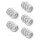15Pièces Pan Aluminium Pour Palette DIY Argent Résistant 9