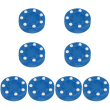 8Pcs Lightweight Blue Roller Hockey Pucks High-Speed Training Balls
