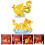 4St Mini Phönix Figur Kuchendekoration 10