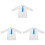 3Sets Kinder Arztkostüm Mit Weiß Polyester Atmungsaktiv 4