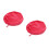 2Stk Flaschenbezug Rund Wiederverwendbar Pink 6