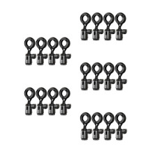 20Stk Mikroklemme Universal Schwarz Mit 270 Drehfunktion Für Mikrofon