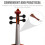 Chevalet De Violon 4/4 Bois Avec Microréglages Métal Marron 9