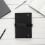 Carnet De Collection De Patchs Noir En Tissu Oxford Avec 6