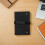 Carnet De Collection De Patchs Noir En Tissu Oxford Avec 7