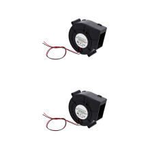 2Stk Ofen Lüfter Grill Cooler Fan 12V Dc Schwarz Wartungsfrei
