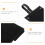 Carnet De Collection De Patchs Noir En Tissu Oxford Avec 9
