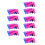 250Pièces Manchons Silicone Pour Pailles Ensemble Réutilisable Coloré 4