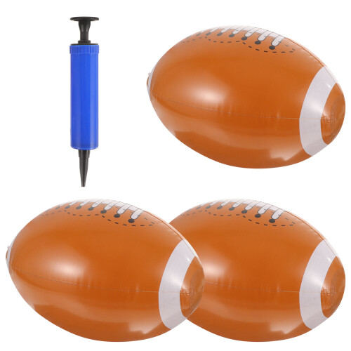 4Sets Leichte PVC Strandspielbälle, Bunt, Wiederverwendbare Poolbälle 1