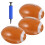 4Sets Leichte PVC Strandspielbälle, Bunt, Wiederverwendbare Poolbälle 3