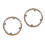 2Pcs Durable PVC Bike Chain Guard Light Yellow Chainring 5