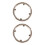 2Pcs Durable PVC Bike Chain Guard Light Yellow Chainring 6