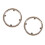 2Pcs Durable PVC Bike Chain Guard Light Yellow Chainring 9