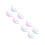 72Pièces Pinceaux Plastique Double Pointe Droite 5
