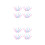 72Pièces Pinceaux Plastique Double Pointe Droite 7