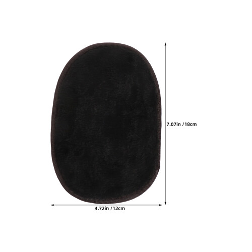 3Pièces De Cuir Noir, Éponge Douce Pour Chaussures 1