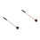 2Pièces Maillets Percussion Bois Nylon Caoutchouc Pour Cours Et Scène 5