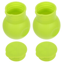 6Stk Silikon Schmelztopf Grün Mit Deckel Für Und Butter