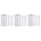 3Sets Gordijn Knot Wit Met Decoratieve Blinden 6