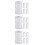 3Sets Gordijn Knot Wit Met Decoratieve Blinden 7